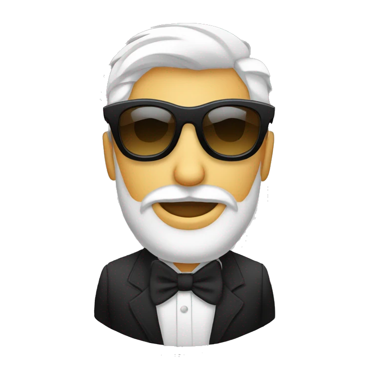 hombre blanco, cabello Negro de lado con gafas de sol pulgar arriba emoji