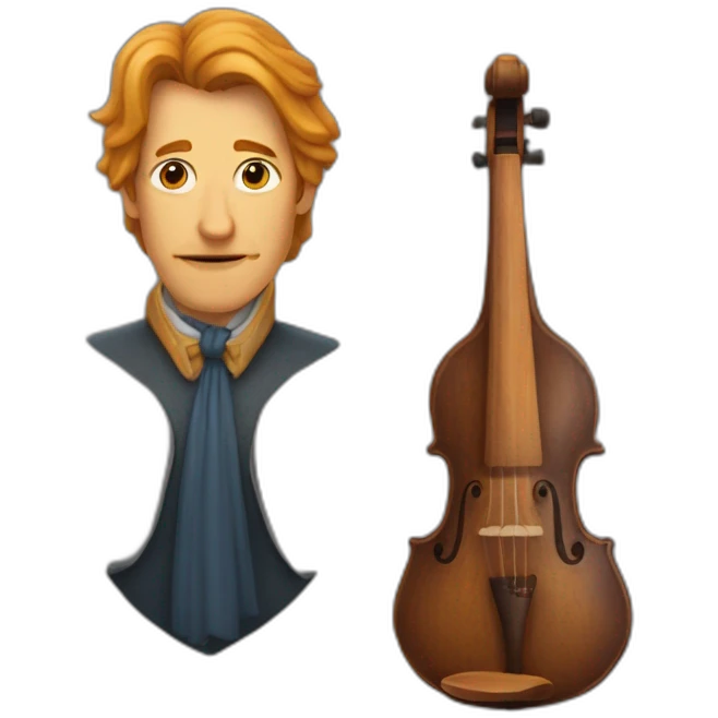 Une tète formée de deux ron et un cilindre emoji