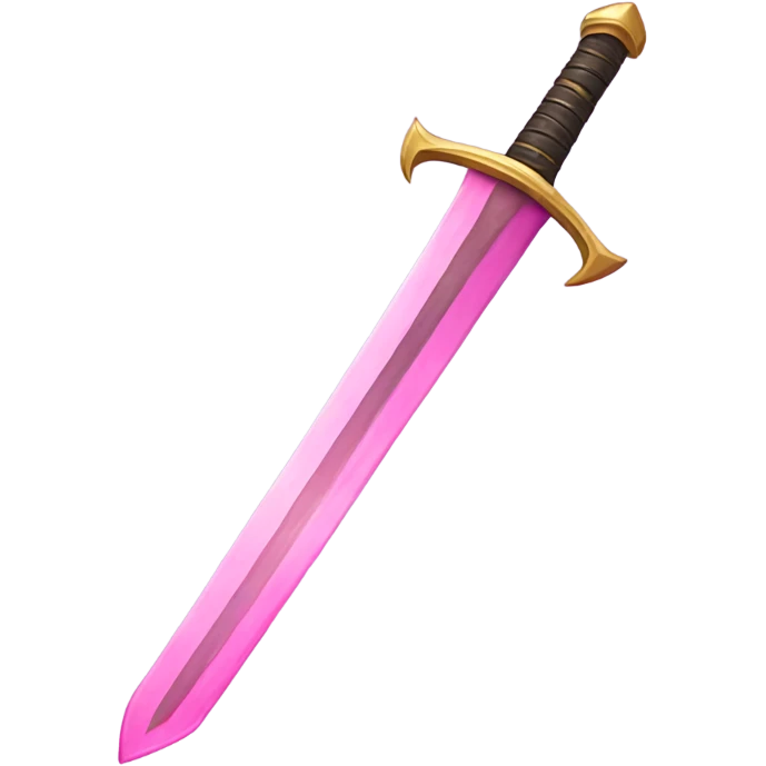 pink sword emoji