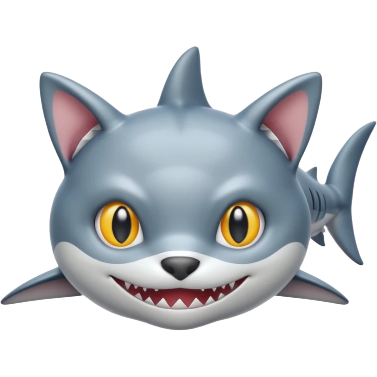 shark x cat emoji