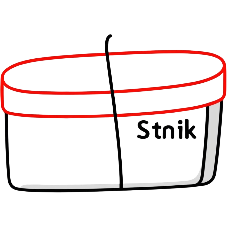 Content word in red font emoji