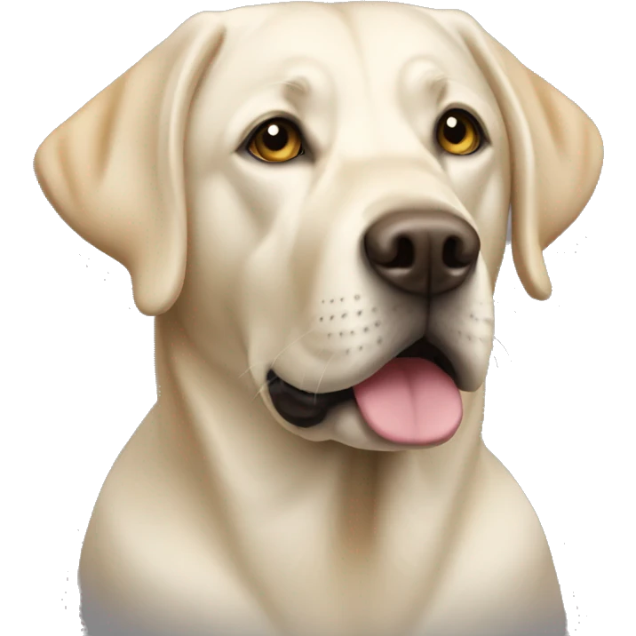 Labrador blanco emoji