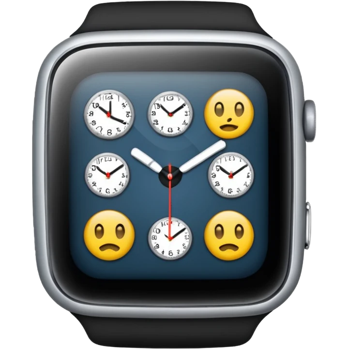 old digital watch emoji