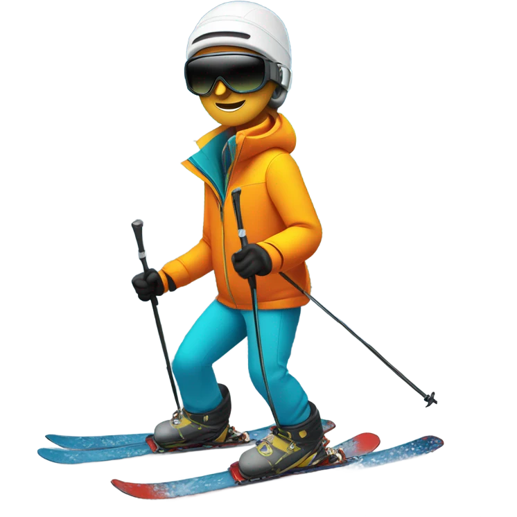 Ben skiing  emoji