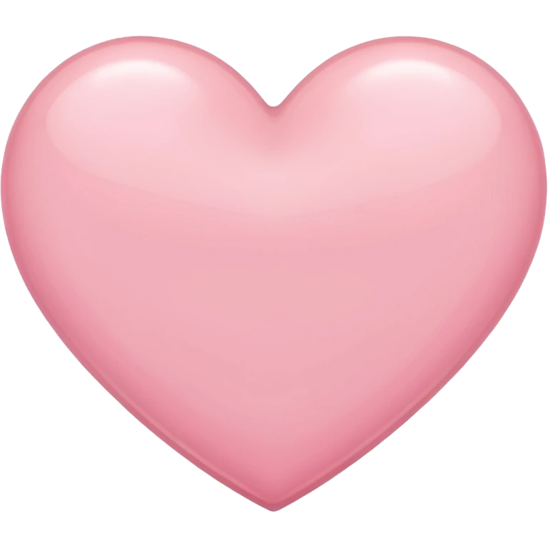 light pink heart emoji
