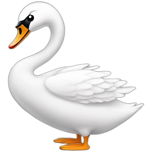 swan bowling emoji