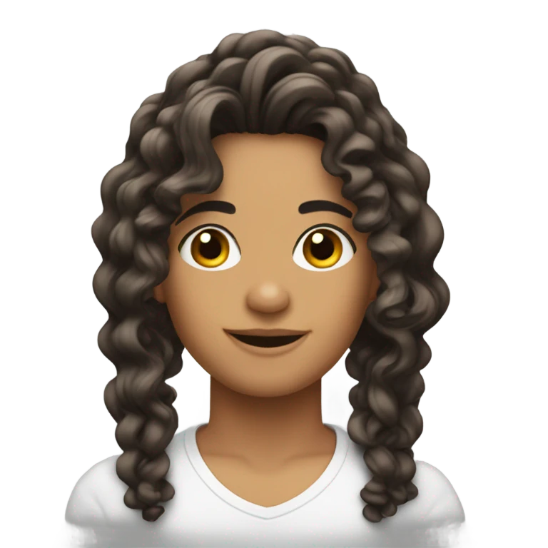 Cabello rizado emoji