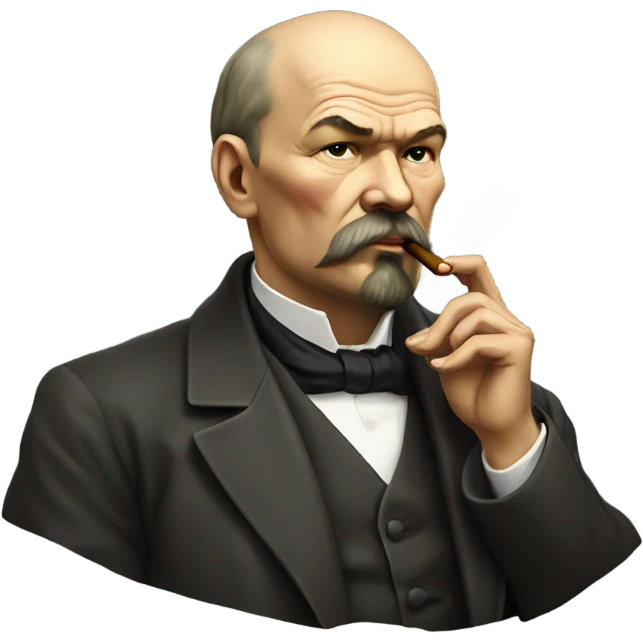 vladimir lenin smoking a pipe emoji