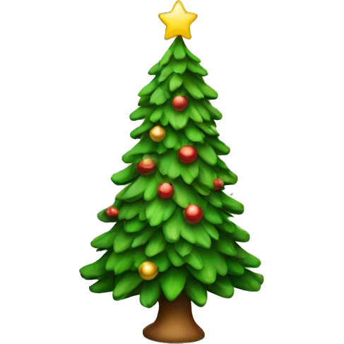 Christmas tree emoji