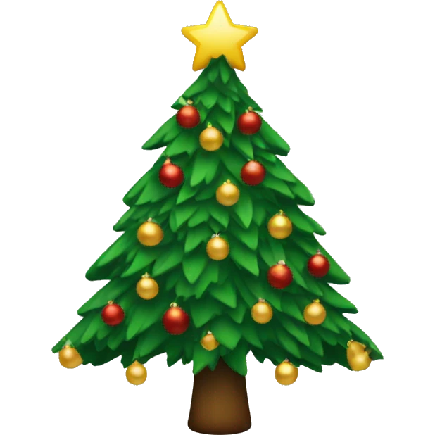 Christmas tree emoji