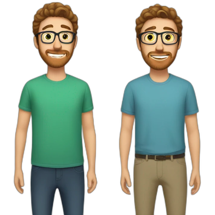 jake and amir emoji