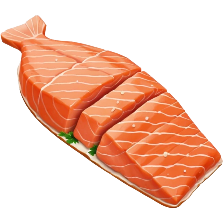 salmon and chicken emoji