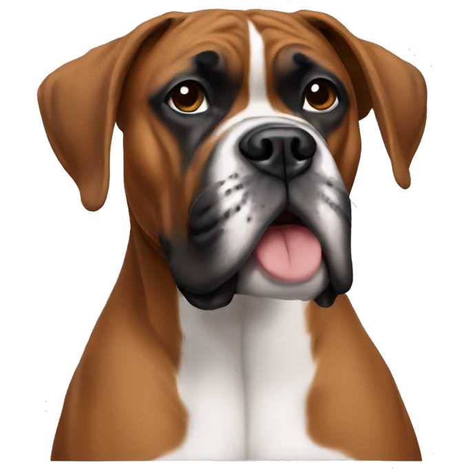 Boxer dog emoji