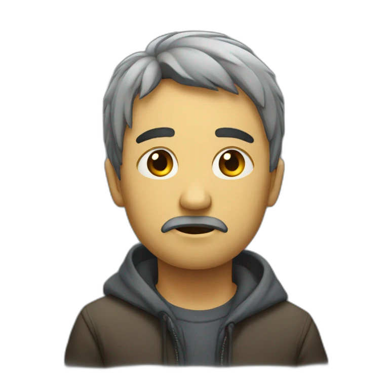 Triste pleure emoji
