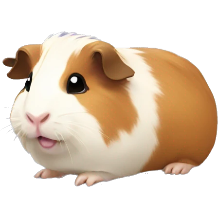 guinea pigs doing cute things  emoji