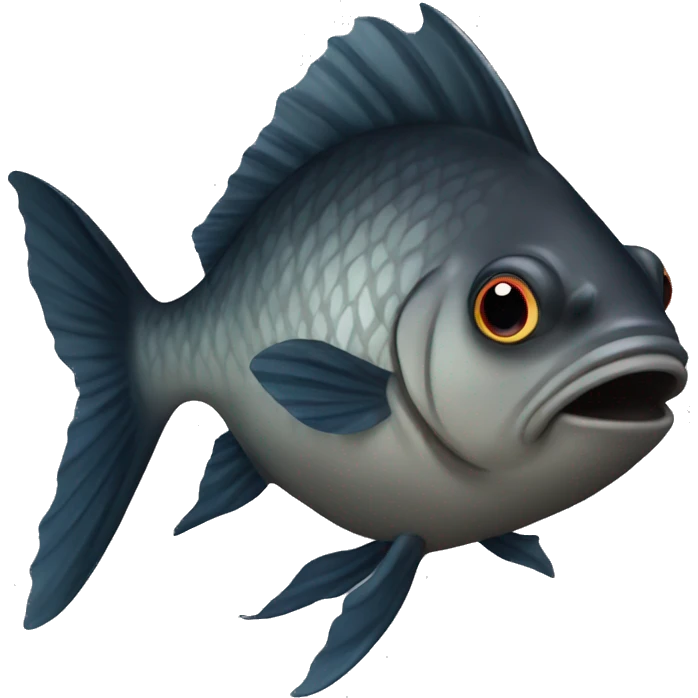 black fisch emoji