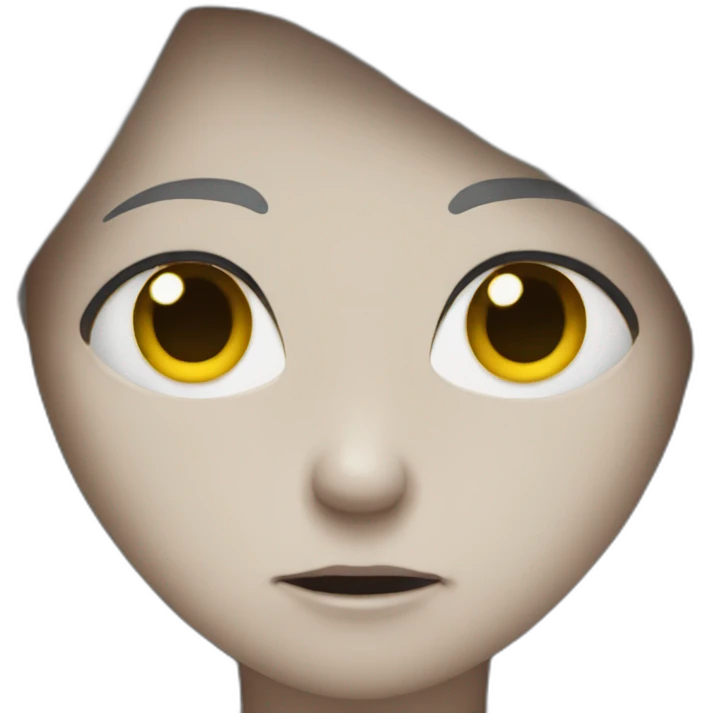 scary death stare emoji