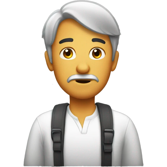 guy being confused emoji