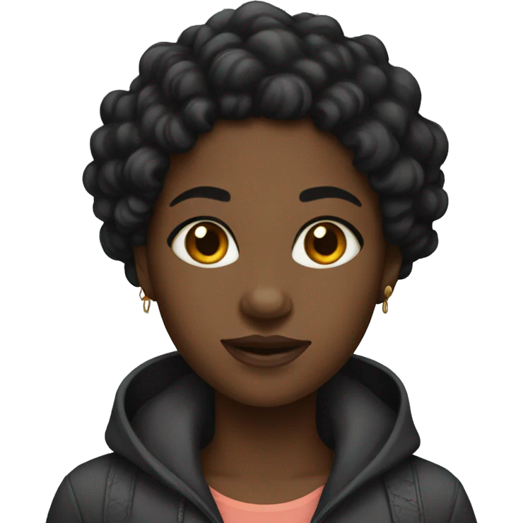 Black girl emoji