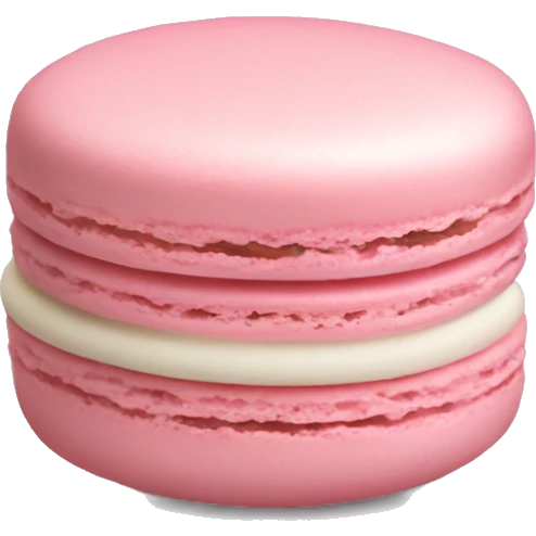 one light pink Macaron emoji