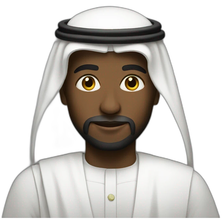 Saudi Arabia black emoji