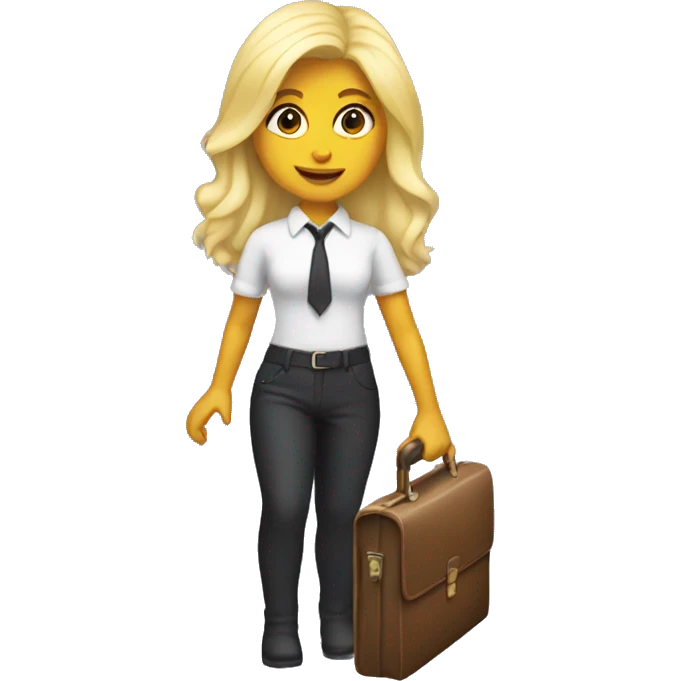 blondie holding out briefcase emoji