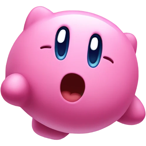 Kirby jumping  emoji