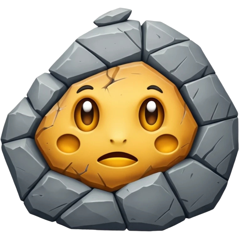 The rock  emoji