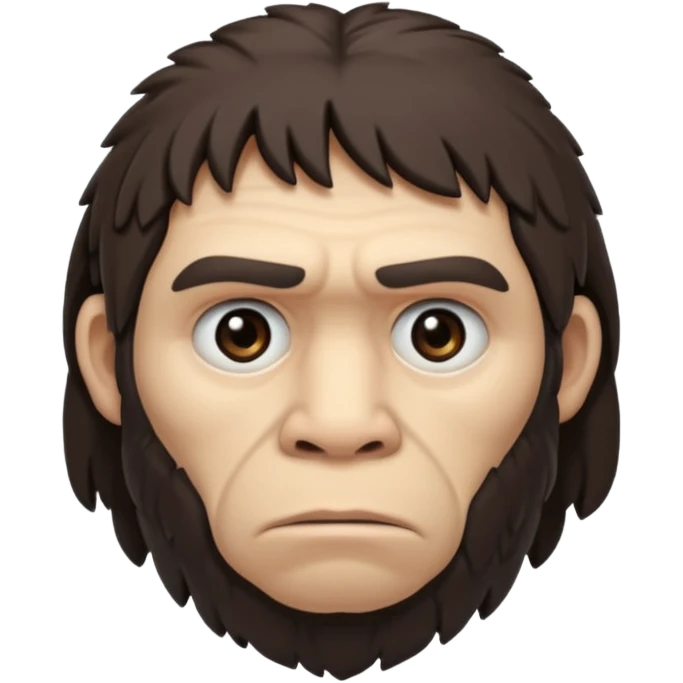 sad neanderthal emoji