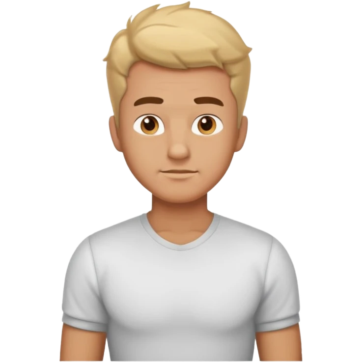 proud man with a puffed chest, standing tall, confident expression, wearing a shirt emoji