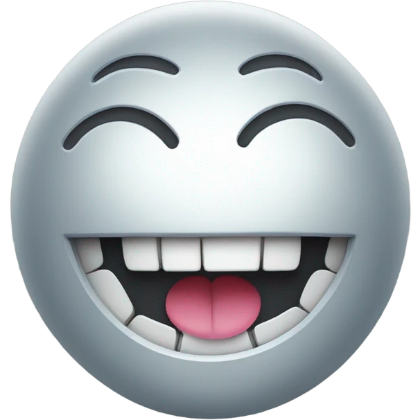 Smiley face whit braces emoji
