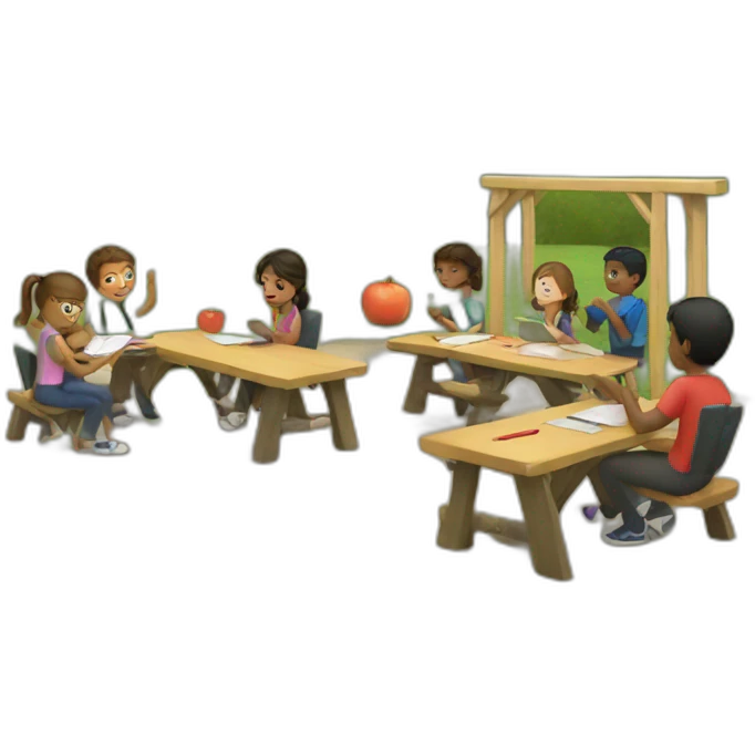 Outdoor learning emoji