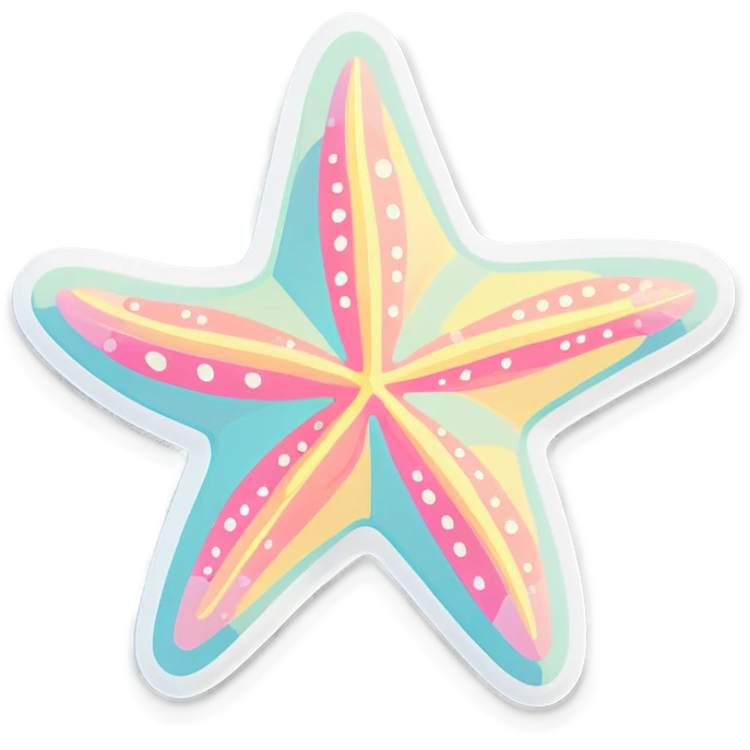 Pastel starfish  emoji