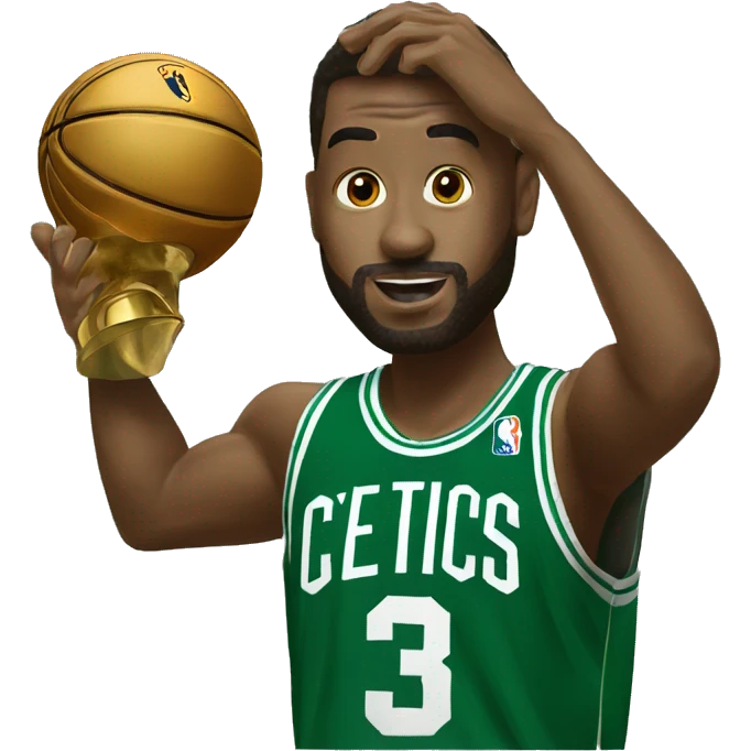 nba final trophy celtics emoji