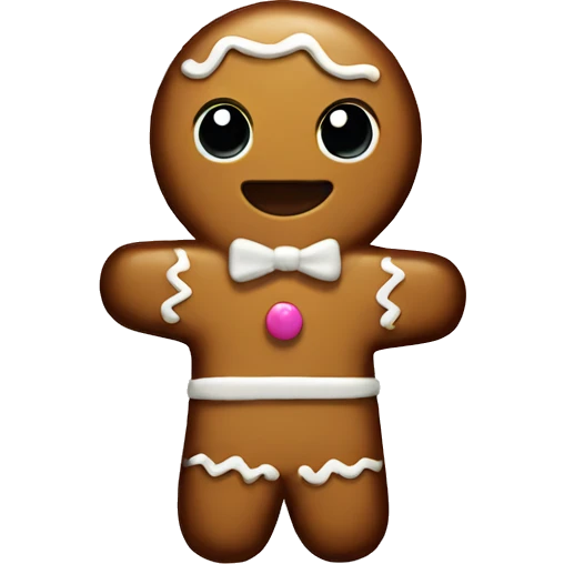 gingerbread emoji