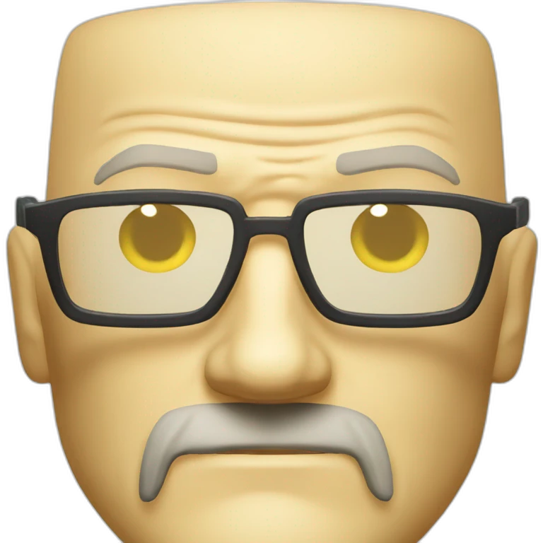 Walter White lunettes de soleil emoji