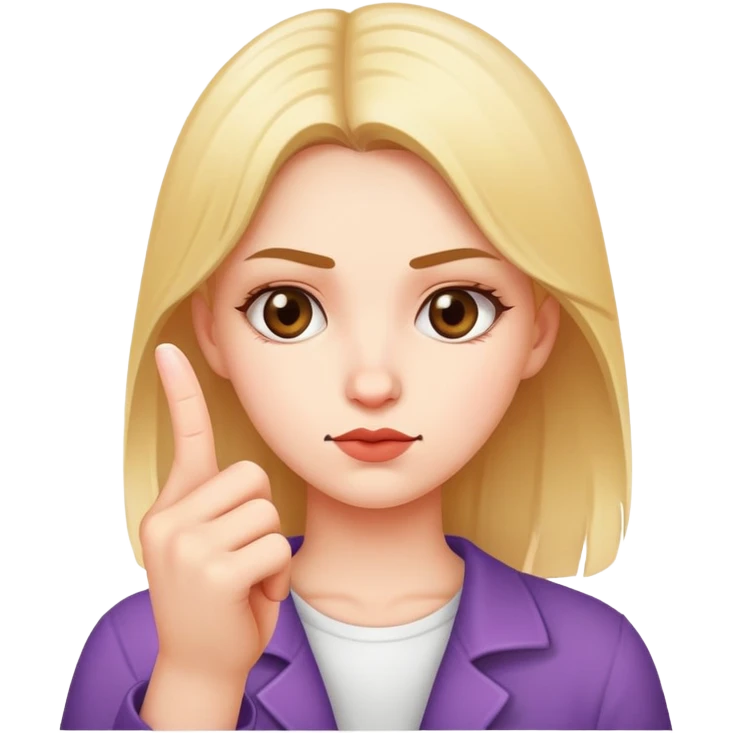 girl with middle finger  emoji