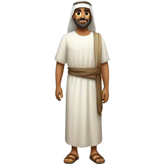 peter, a middle eastern disciple of jesus during biblical times, full body emoji