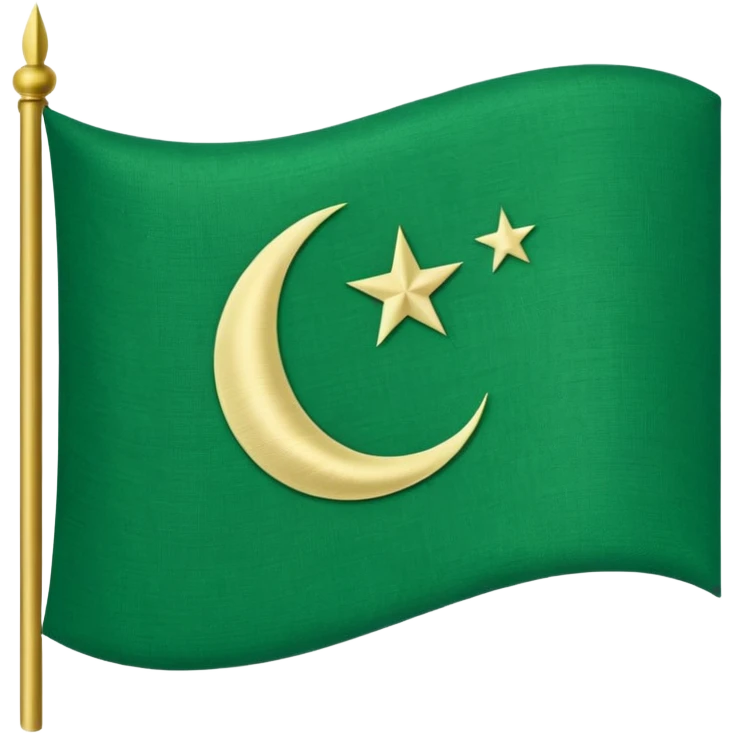 Green Ottoman flag emoji