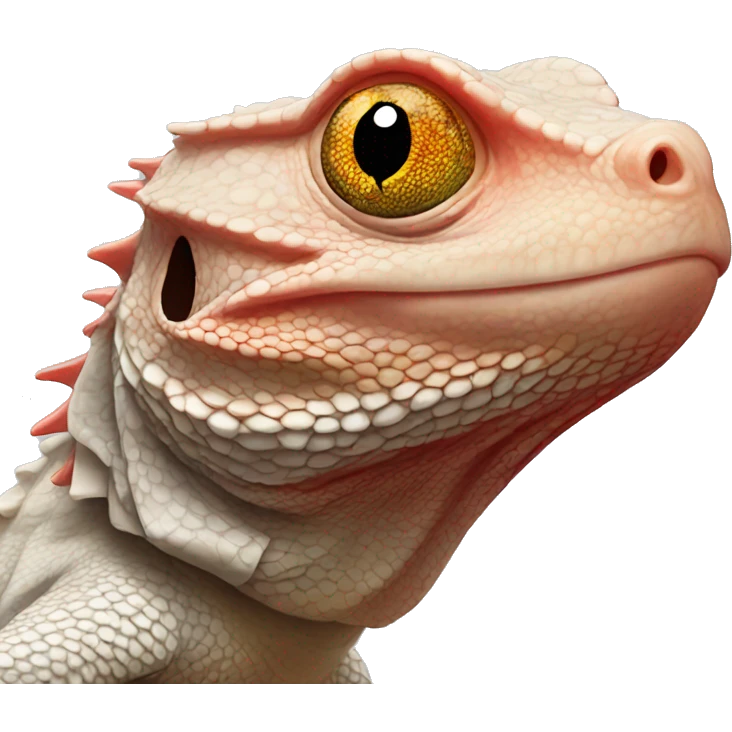 Red Pogona emoji