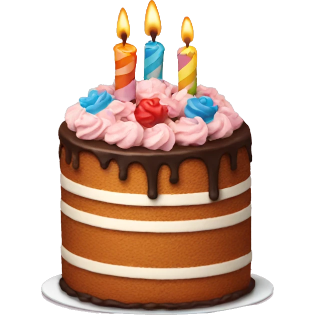 Birthday cake emoji