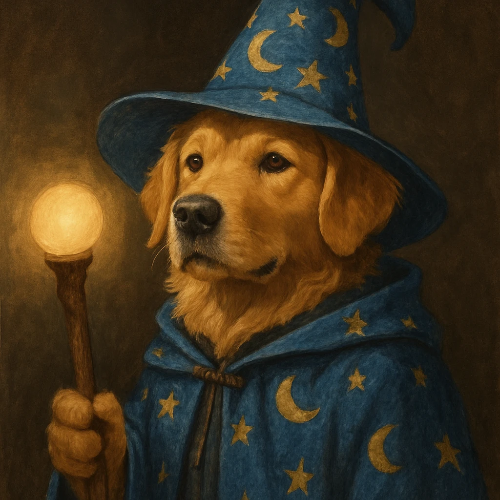 wizard dog1 emoji