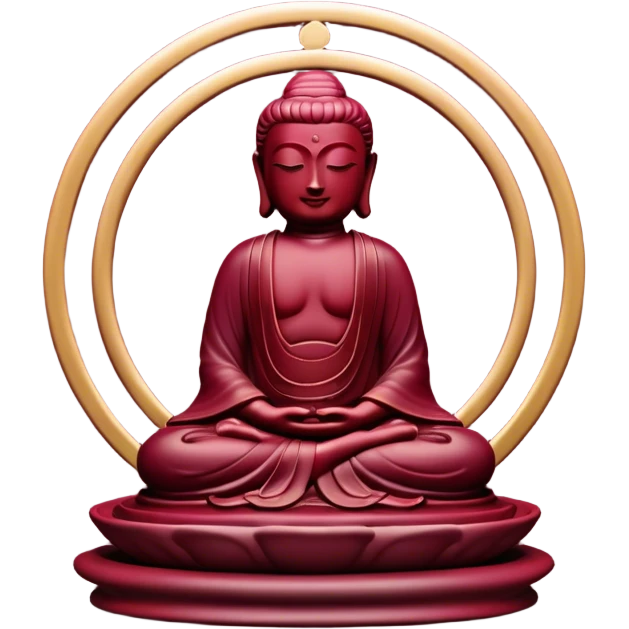 Zen data Burgundy color emoji