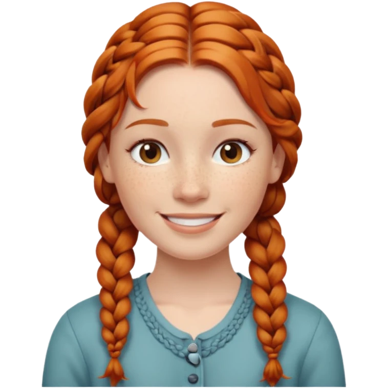 receptionist face braided ginger emoji