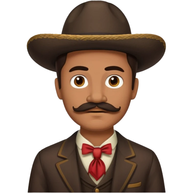 1900's mexican male emoji