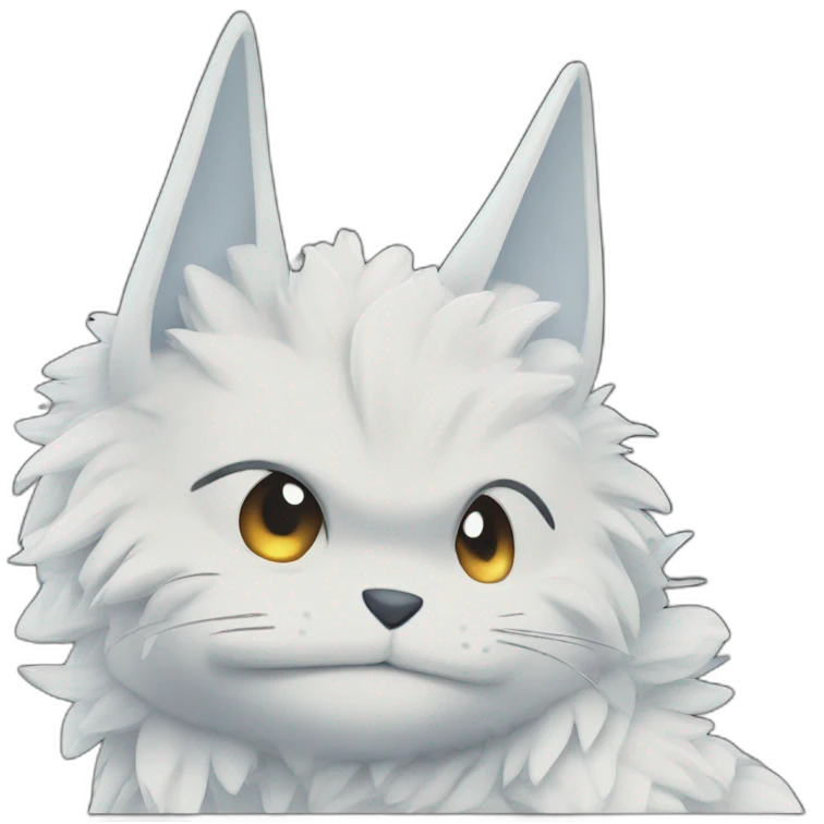 glowing pokemon looks at viewer emoji