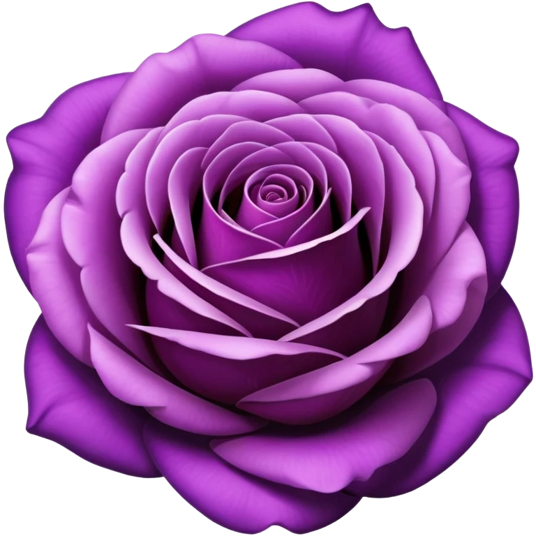 Purple rose emoji