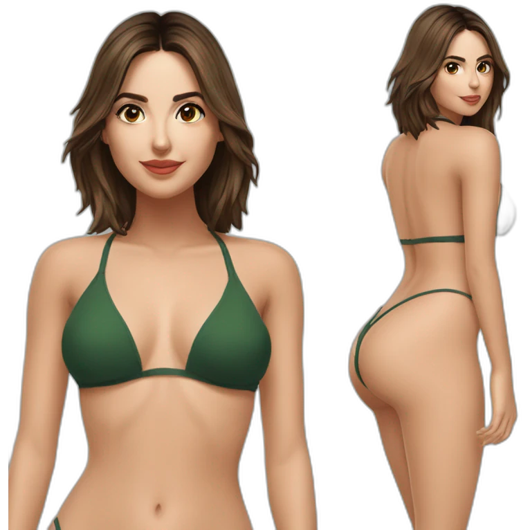 Ana de Armas in bikini emoji