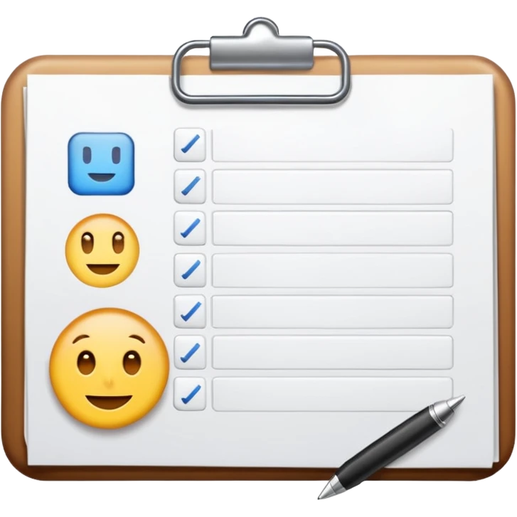 جدول مواعيد emoji