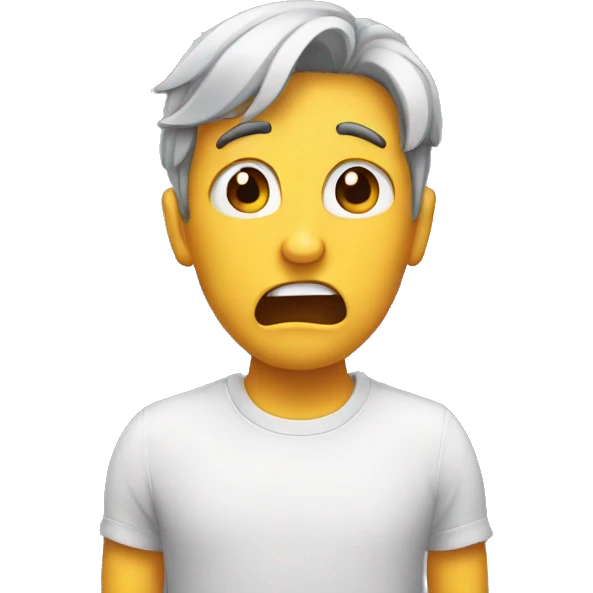nervous face emoji